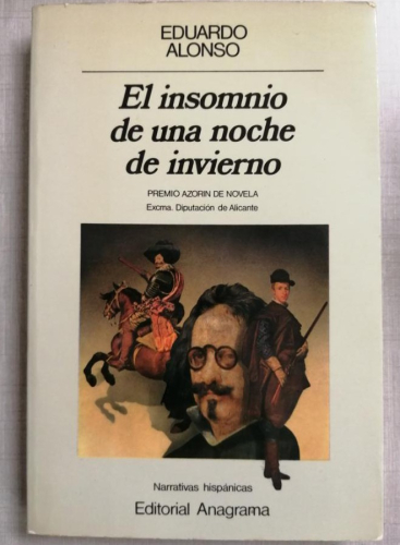 Portada del libro de El insomnio de una noche de invierno. Eduardo Alonso.