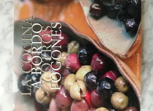 Portada del libro de La cocina a bordo y otros fogones. Pep Bermejo.