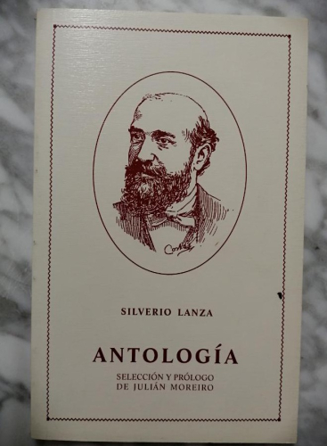 Portada del libro de Antología. Silverio Lanza.