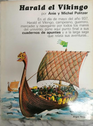 Portada del libro de Herald el Vikingo. Anie y Michel Politzer.