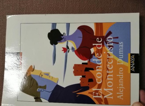 Portada del libro de El Conde Montecristo. Clásicos a medida. Alejandro Dumas.