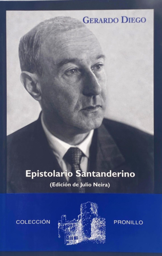 Portada del libro de Gerardo Diego - Epistolario Santanderino