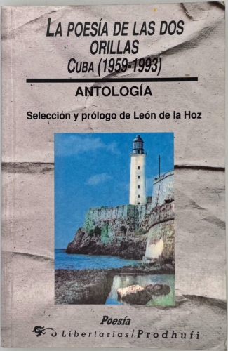 Portada del libro de La poesía de las dos orillas. Cuba (1959-1993)