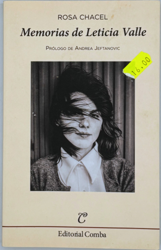 Portada del libro de Memorias de Leticia Valle