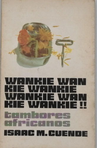 Portada del libro de TAMBORES AFRICANOS. ISAAC M. CUENDE.
