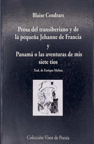 Portada del libro de Blaise Cendrars - Prosa del transiberiano y de la pequeña Jehanne de Francia y Panamá o las aventura