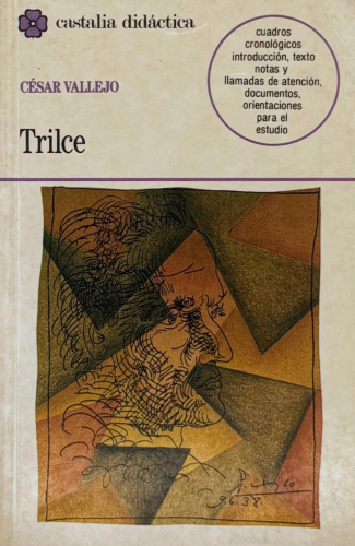 Portada del libro de César Vallejo - Trilce
