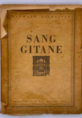 Portada del libro de SANG GITANE - Raymond Escholier