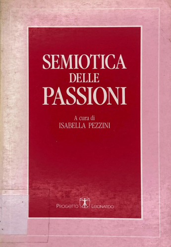 Portada del libro de Isabella Pezzini - Semiotica delle Passioni