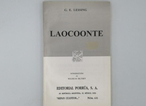 Portada del libro de LAOCOONTE. G. E