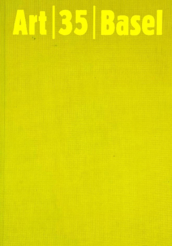 Portada del libro de ART 35 BASEL.