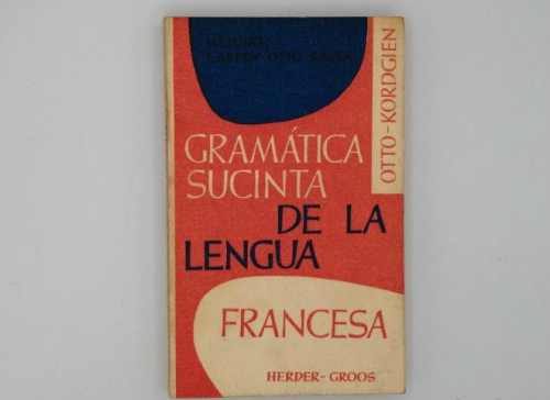 Portada del libro de GRAMÁTICA SUCINTA DE LA LENGUA FRANCESA.