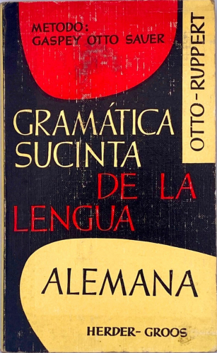 Portada del libro de GRAMÁTICA SUCINTA DE LA LENGUA ALEMANA