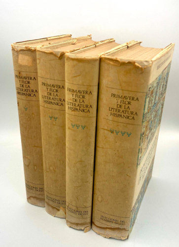 Portada del libro de PRIMAVERA Y FLOR DE LA LITERATURA HISPÁNICA.