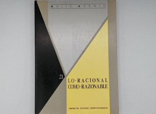 Portada del libro de LO RACIONAL COMO RAZONABLE.