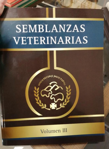 Portada del libro de SEMBLANZAS VETERINARIAS