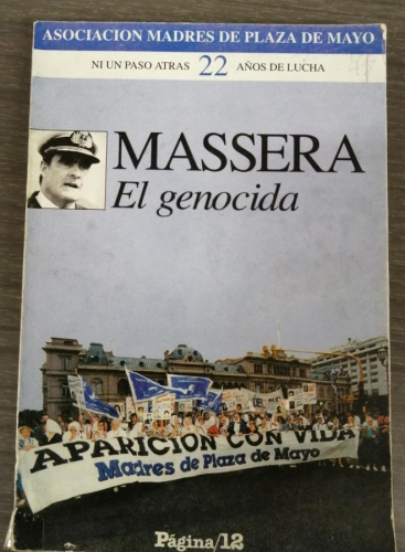 Portada del libro de MASSERA, EL GENOCIDA.