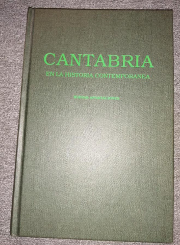 Portada del libro de CANTABRIA EN LA HISTORIA CONTEMPORÁNEA