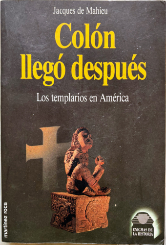 Portada del libro de Colón llegó después