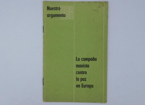 Portada del libro de LA CAMPAÑA MAOISTA CONTRA LA PAZ EN EUROPA.