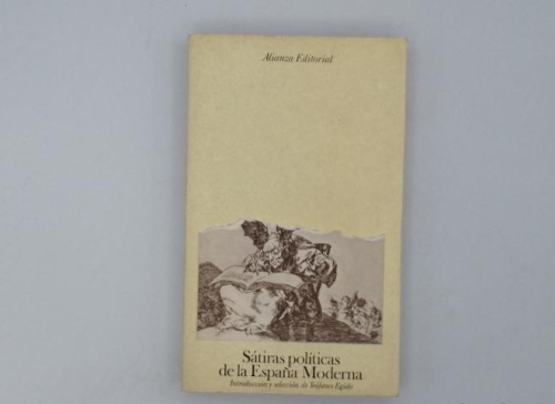 Portada del libro de SÁTIRAS POLÍTICAS DE LA ESPAÑA MODERNA.