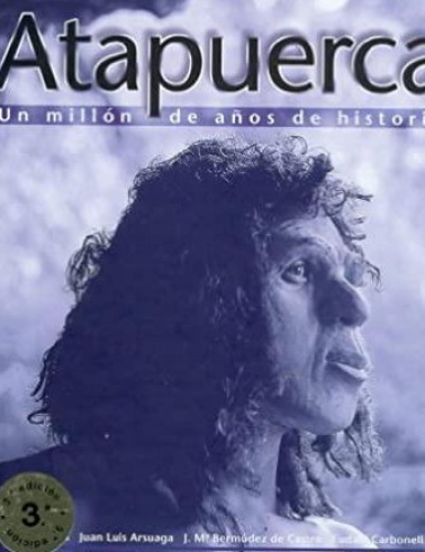 Portada del libro de Atapuerca. Un millón de años de historia.