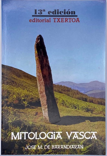 Portada del libro de MITOLOGÍA VASCA