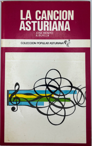 Portada del libro de Canción Asturiana, la