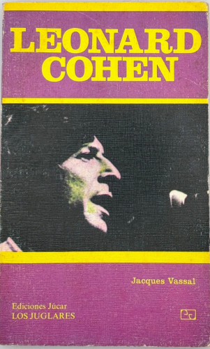 Portada del libro de Leonard Cohen