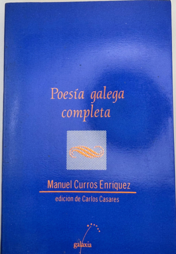 Portada del libro de Poesia galega completa - Curros Enriquez