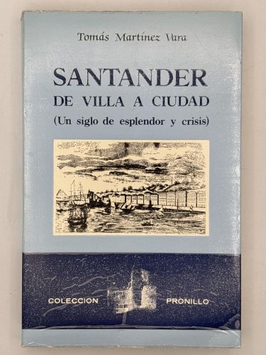 Portada del libro de Santander de Villa a Ciudad