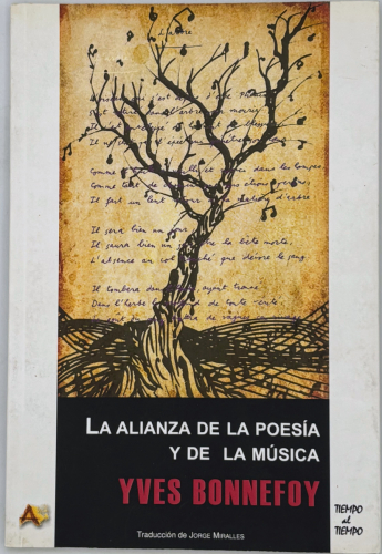 Portada del libro de La alianza de la poesía y de la música
