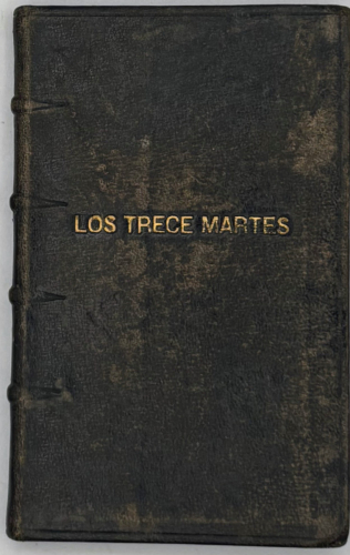 Portada del libro de Los trece martes de San Antonio de Padua