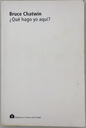 Book cover from ¿Qué hago yo aquí?