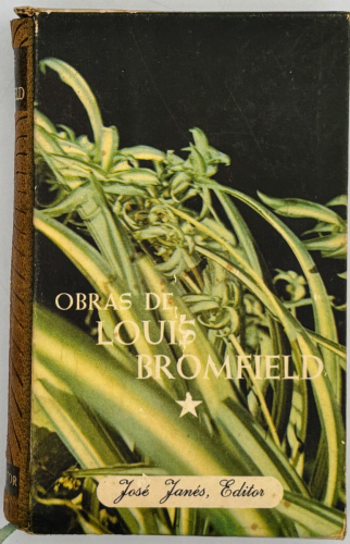 Portada del libro de Obras de Louis Bromfield