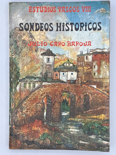 Portada del libro de Estudios vascos VIII
