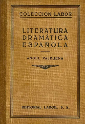 Portada del libro de LITERATURA DRAMÁTICA ESPAÑOLA