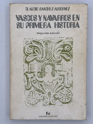 Book cover from Vascos y navarros en su primera historia