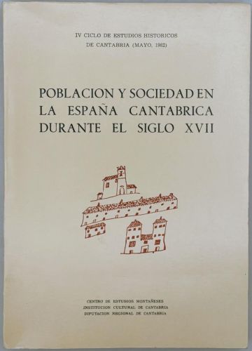Portada del libro de Población y sociedad en la España Cantabrica durante el Siglo XVII