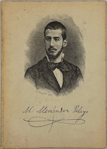 Portada del libro de El pensamiento de Menéndez Pelayo. Antología