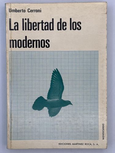 Portada del libro de La libertad de los modernos