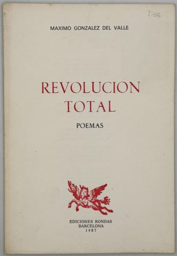 Portada del libro de Revolución Total. Poemas