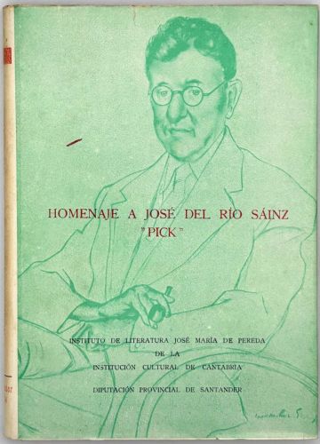 Portada del libro de Homenaje a José del Río Sáinz, 