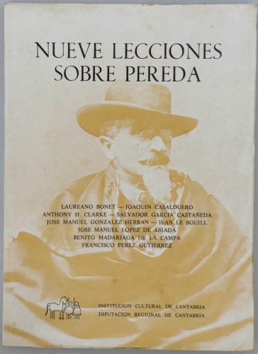 Portada del libro de Nueve lecciones sobre Pereda