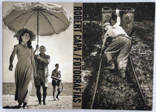 Portada del libro de ROBERT CAPA. FOTOGRAFIAS