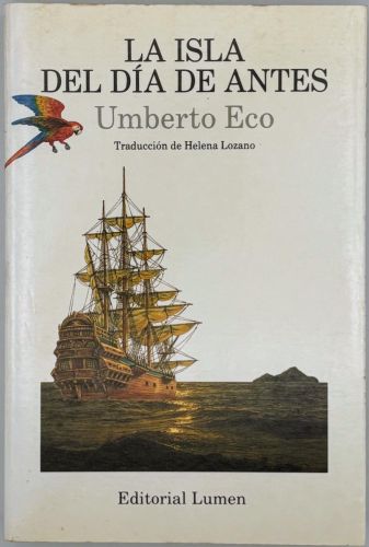Portada del libro de La isla del día de antes