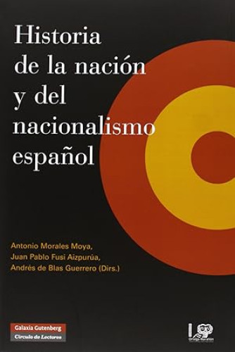 Portada del libro de Historia de la nación y del nacionalismo