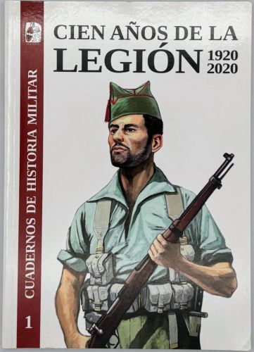 Portada del libro de Cien años de la Legión 1920-2020