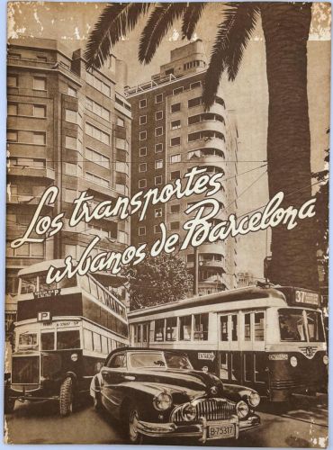 Portada del libro de Los transportes urbanos de Barcelona
