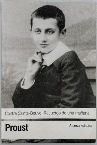 Portada del libro de Contra Sainte-Beuve
